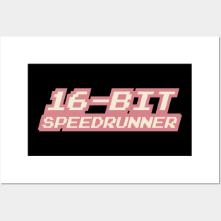 16-Bit Speedrunner Posters and Art